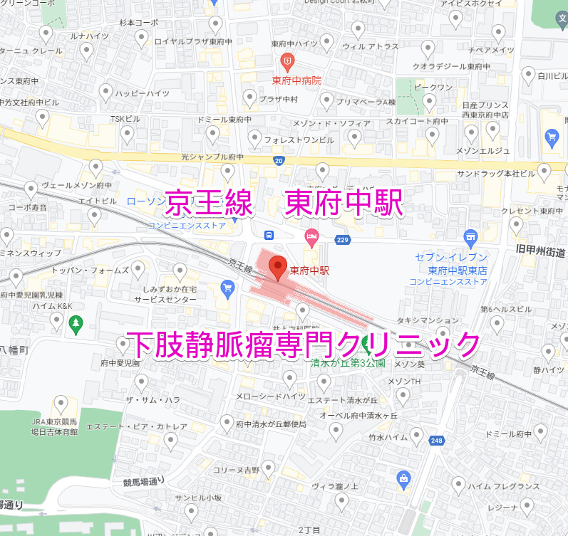 東府中駅（京王線）下肢静脈瘤専門クリニック