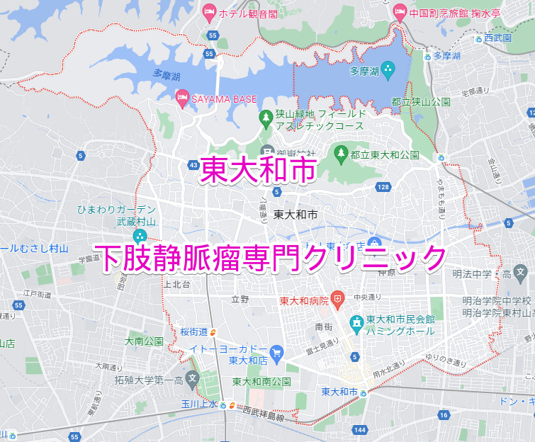 東大和市の下肢静脈瘤専門クリニック