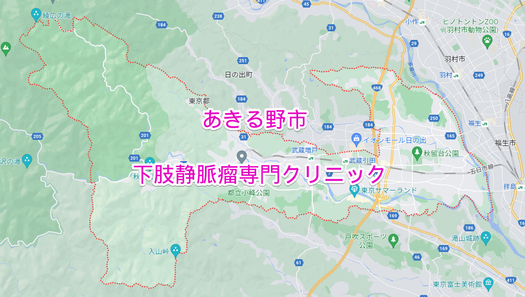 あきる野市の下肢静脈瘤専門クリニック