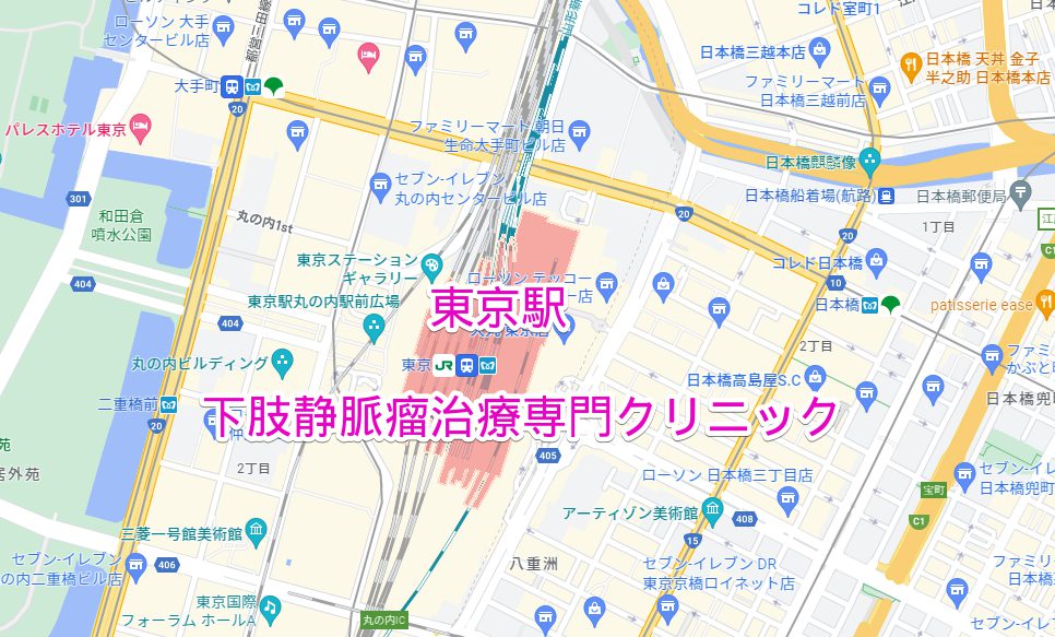 東京駅 下肢静脈瘤治療専門病院