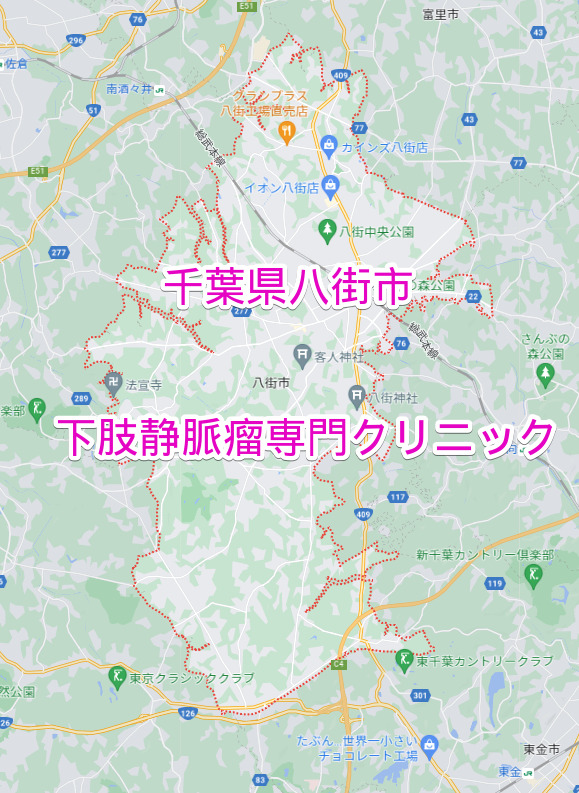 千葉県八街市の下肢静脈瘤専門クリニック