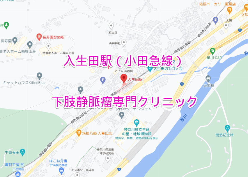 小田急線入生田駅の下肢静脈瘤専門クリニック
