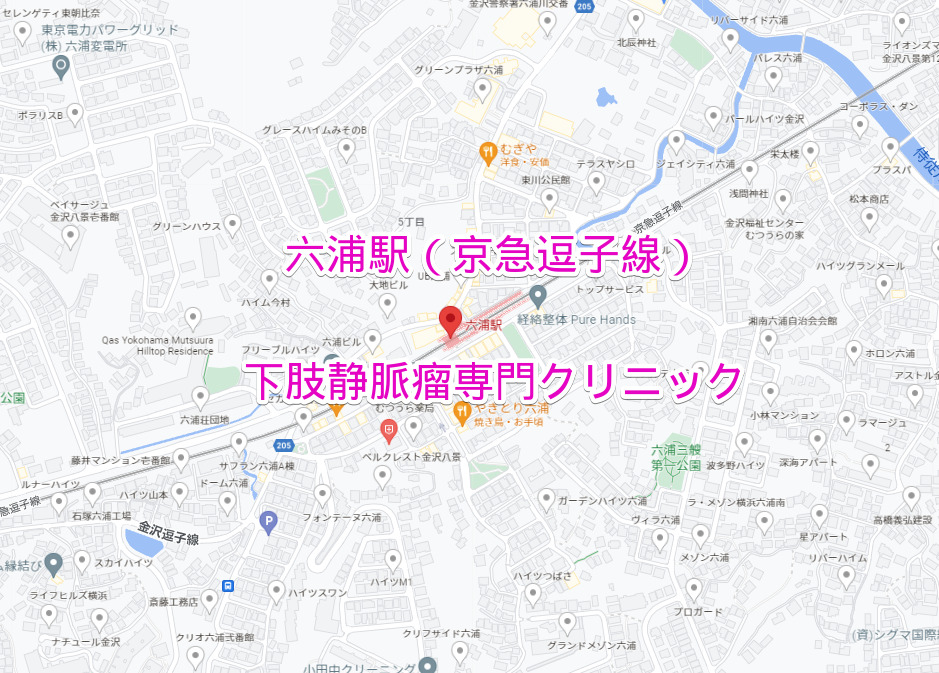 六浦駅（京浜急行線）の下肢静脈瘤専門クリニック