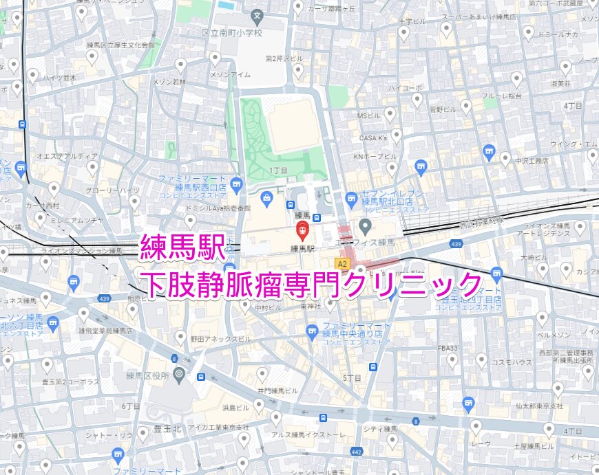 練馬駅周辺の下肢静脈瘤専門クリニック