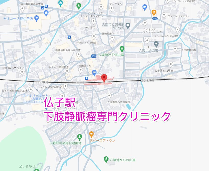 仏子駅から行く下肢静脈瘤専門クリニック