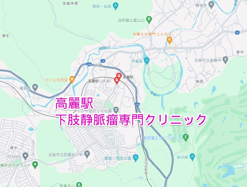 高麗駅から行く下肢静脈瘤専門クリニック