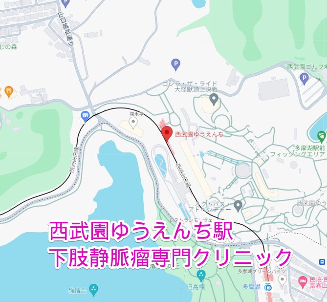 西武園ゆうえんち駅から行く下肢静脈瘤専門クリニック