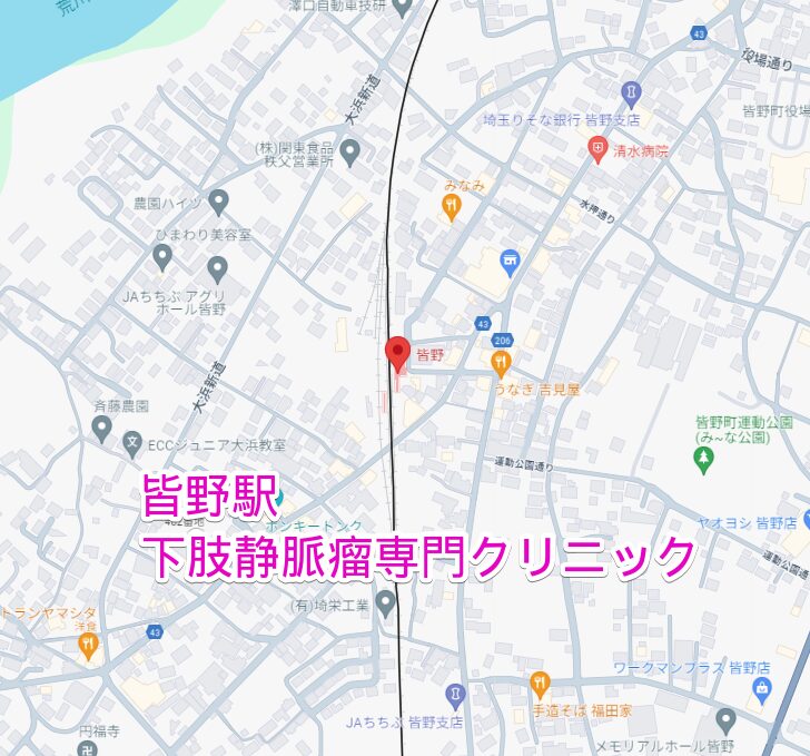 皆野駅から行く下肢静脈瘤専門クリニック