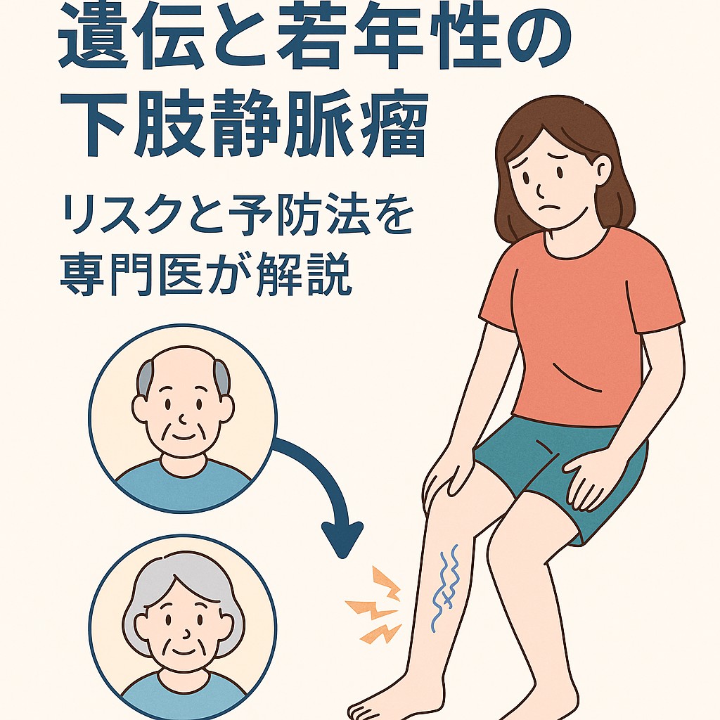 【専門医監修】若年性下肢静脈瘤は遺伝が原因？10代・20代に多いリスクと予防・治療法を解説
