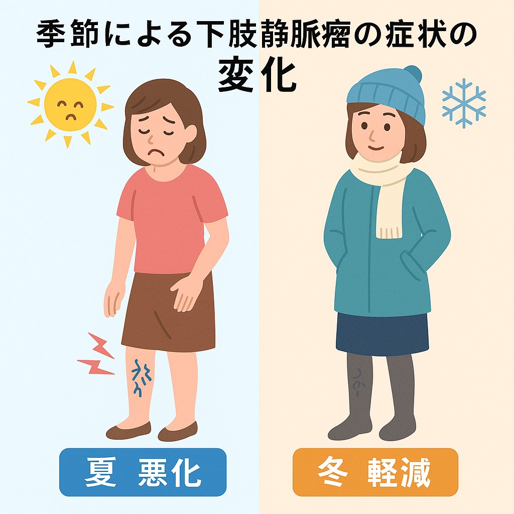 【医師監修】下肢静脈瘤の症状は季節で変わる？夏と冬の違いと正しい対策法を解説