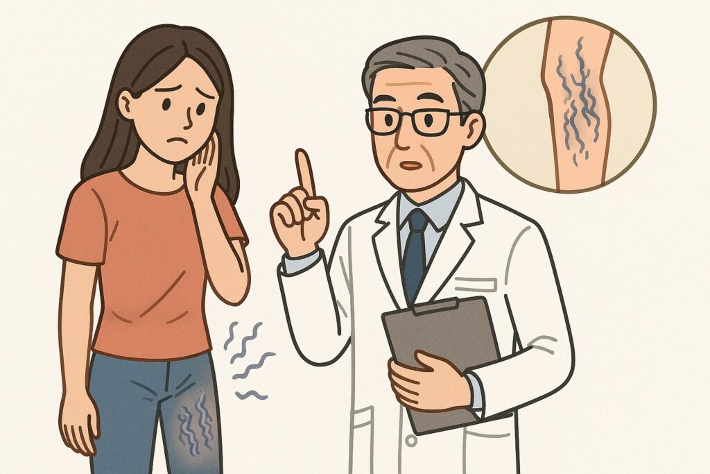 20代でも油断できない下肢静脈瘤｜原因・症状・予防法を専門医が解説
